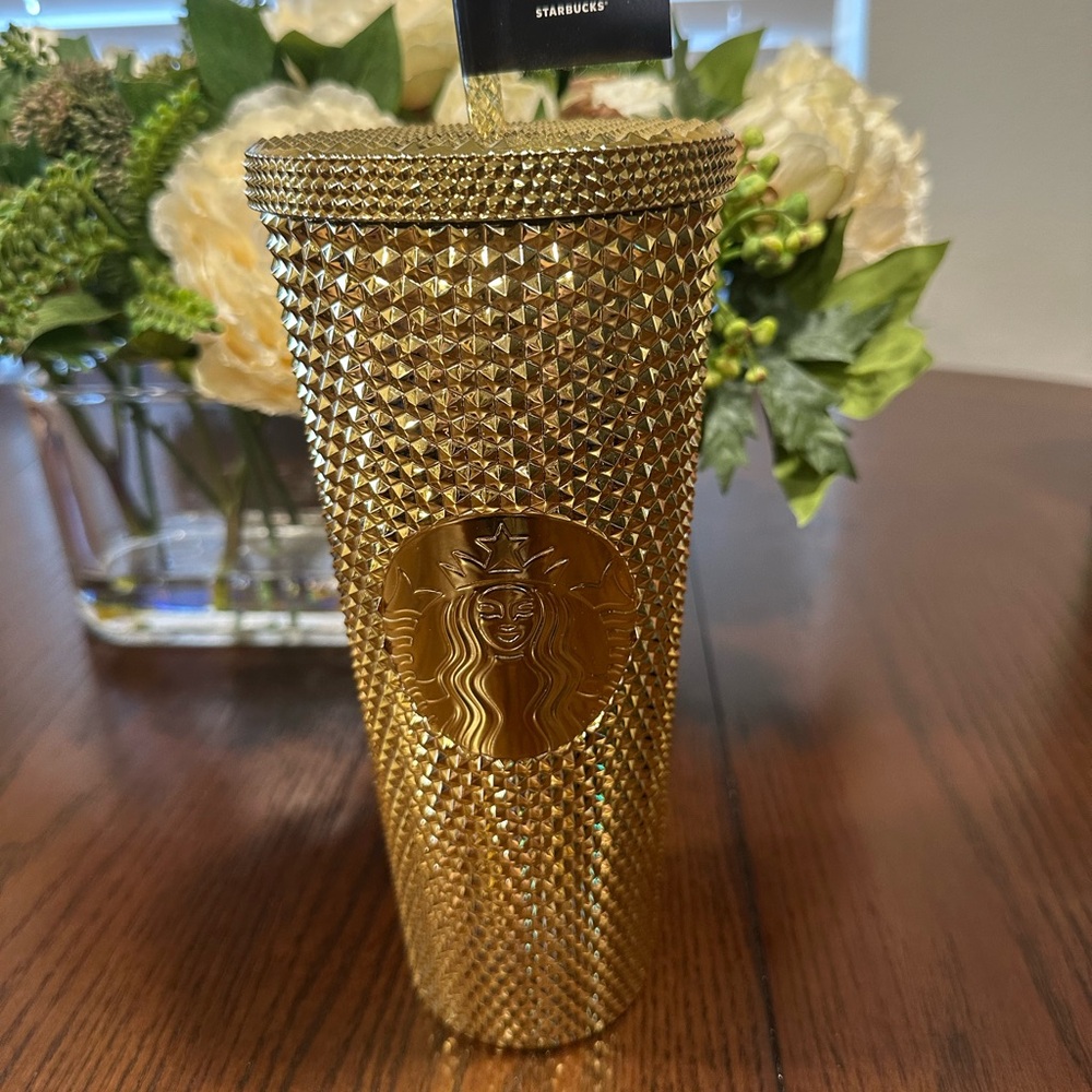 NWT Starbucks Radiant Gold Tumbler